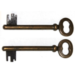  Old Brass Key Key