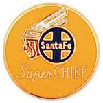  Santa Fe Super Chief RR Hat Pin