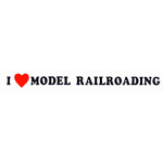 2¼" x 10" I Love Model Railroading Railroad 2¼" x 10" I Love Model Railroading Railroad