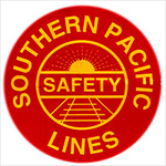 2.5" Southern Pacific Lines - Safety Railroad 2.5" Southern Pacific Lines - Safety Railroad