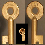  Belt Railway Company of Chicago Adlake 3607 Switch Key