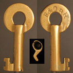  Balitmoe and Ohio Railroad Switch Key