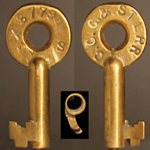  Cleveland Cincinnati Chicago & St. Louis - X3179 Switch Key