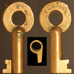  Illinois Central Gulf Railroad - Adlake Switch Key