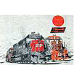Southern Pacific 8308 Rio Grand 5384 Railroad Southern Pacific 8308 Rio Grand 5384 Railroad