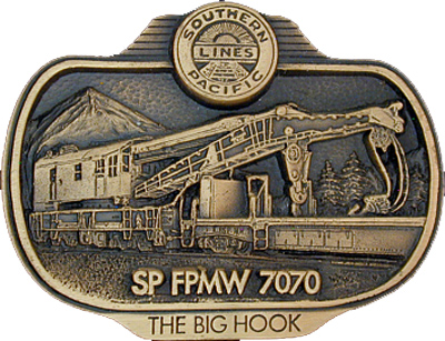 The "BIG HOOK" RAILROAD WRECKING CRANE SP FPMW 7070 