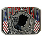  MIA-POW Belt Buckle Railroad