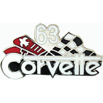  '63 Corvette Auto Hat Pin