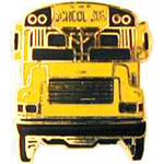  School Bus Auto Hat Pin