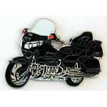  Black Gold Wing Auto Hat Pin