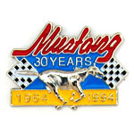 30 Years of Mustang Auto Hat Pin 30 Years of Mustang Auto Hat Pin