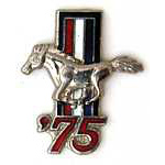 '75 Mustang year pin Auto Hat Pin '75 Mustang year pin Auto Hat Pin