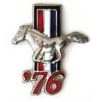 '76 Mustang year pin Auto Hat Pin '76 Mustang year pin Auto Hat Pin