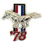 '78 Mustang year pin Auto Hat Pin '78 Mustang year pin Auto Hat Pin