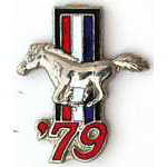  '79 Mustang year pin Auto Hat Pin