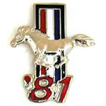 '81 Mustang year pin Auto Hat Pin '81 Mustang year pin Auto Hat Pin