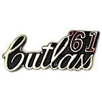  1961 Cutlass script year pin Auto Hat Pin