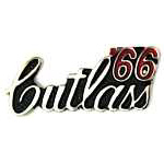  1966 Cutlass script year pin Auto Hat Pin