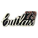  1973 Cutlass script year pin Auto Hat Pin