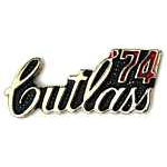  1974 Cutlass script year pin Auto Hat Pin