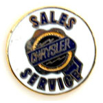 Chrysler Sales & Service Auto Hat Pin Chrysler Sales & Service Auto Hat Pin