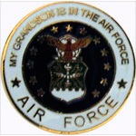 My Granddaughter is in the Air Force Mil Hat Pin My Granddaughter is in the Air Force Mil Hat Pin