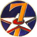 7th Air Force Mil Hat Pin 7th Air Force Mil Hat Pin