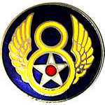  8th Air Force Mil Hat Pin