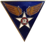 12th Air Force Mil Hat Pin 12th Air Force Mil Hat Pin