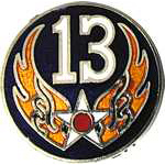 13th Air Force Mil Hat Pin 13th Air Force Mil Hat Pin