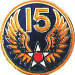  15th Air Force Mil Hat Pin