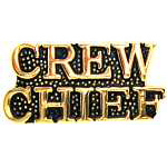 Crew Chief script Mil Hat Pin Crew Chief script Mil Hat Pin