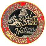  Continental Motors insignia Mil Hat Pin