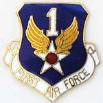  1st Air Force Mil Hat Pin