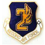 2nd Air Force Mil Hat Pin 2nd Air Force Mil Hat Pin