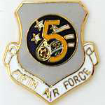 5th Air Force Mil Hat Pin 5th Air Force Mil Hat Pin