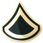  Army Private First Class E-3 Mil Hat Pin
