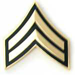  Army Corporal E-4 Mil Hat Pin
