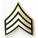  Army Sergeant E-5 Mil Hat Pin