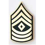  Army First Sergeant E-8 Mil Hat Pin