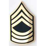  Army Master Sergeant E-8 Mil Hat Pin