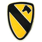  1st Cavalry Division Mil Hat Pin