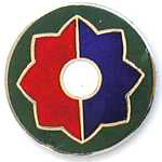  9th Division Mil Hat Pin