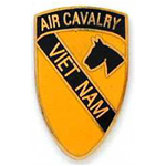  1st Cavalry Division Vietnam Mil Hat Pin
