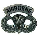  Airborne Paratrooper Mil Hat Pin