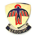  501st A/B Geronimo Mil Hat Pin