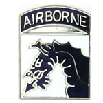  18th A/B Division Mil Hat Pin