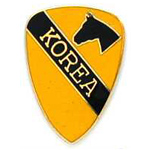  1st Cavalry Division Korea Mil Hat Pin