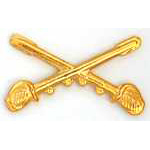  Cavalry Crossed Swords Mil Hat Pin