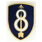  8th Division Mil Hat Pin